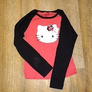 Free w/ purchase Red & black hello kitty top